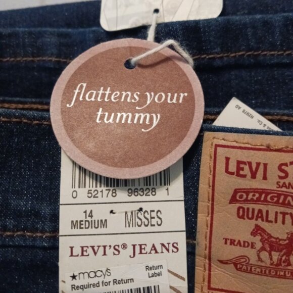 Misses 14 M levis 512 bootcut jeans - Picture 2 of 4